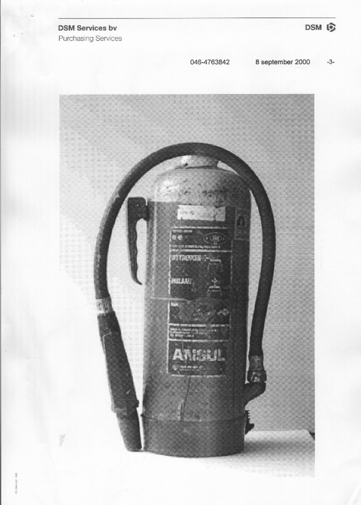 Fire extinguisher