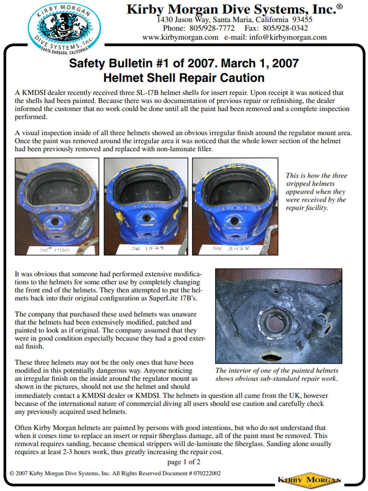 safety bulletin