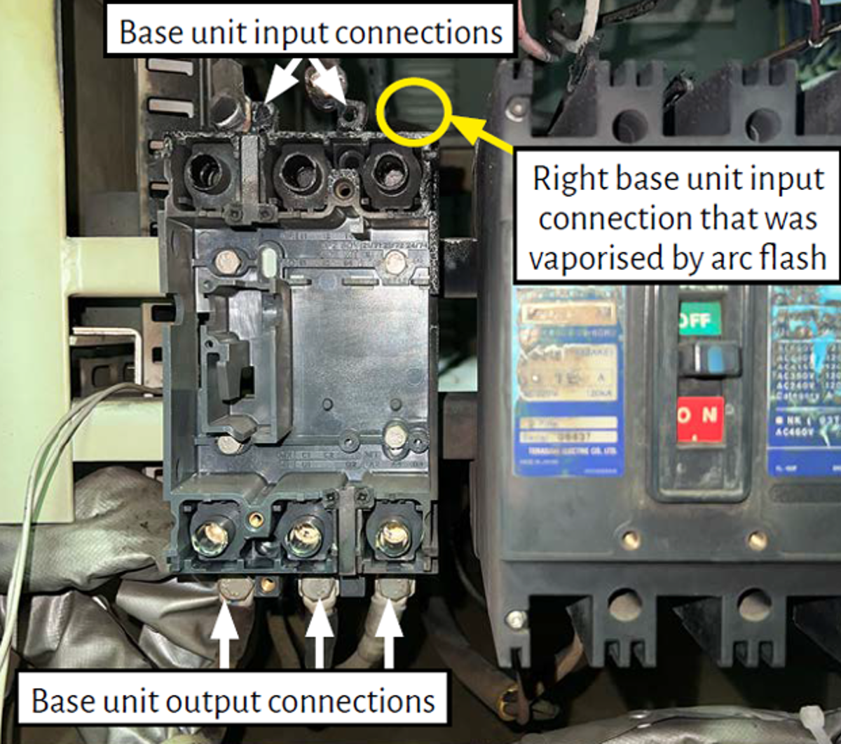 IMCA SF 28/23 4 MAIB: Electrician injured in explosion 2 Base unit connections