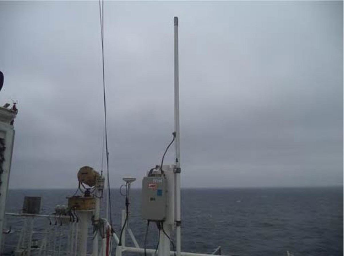 IMCA SF Dropped object near-miss: Antenna parts worked loose and fell to deck 1 SSB antenna above bridge