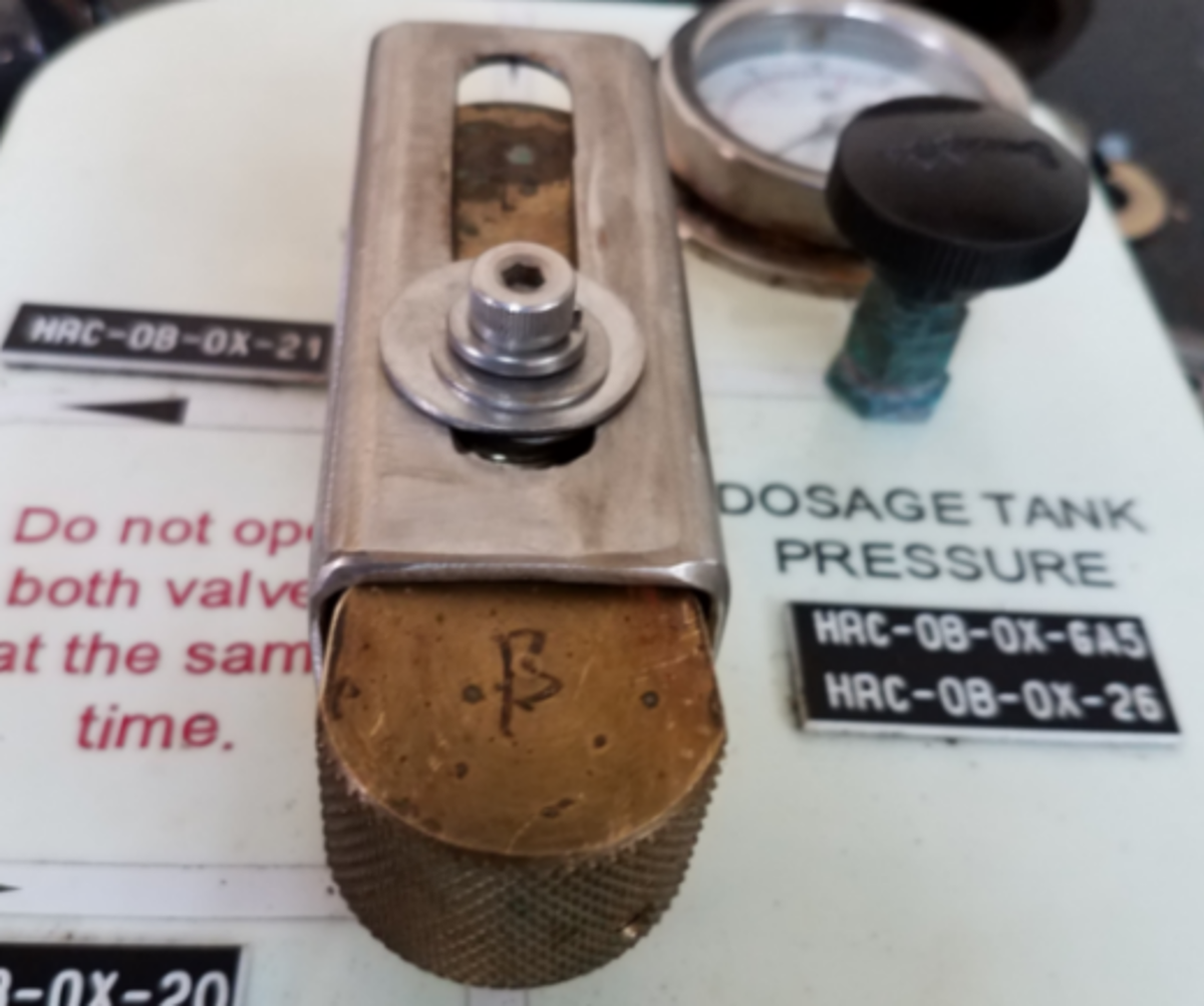 close up of valve