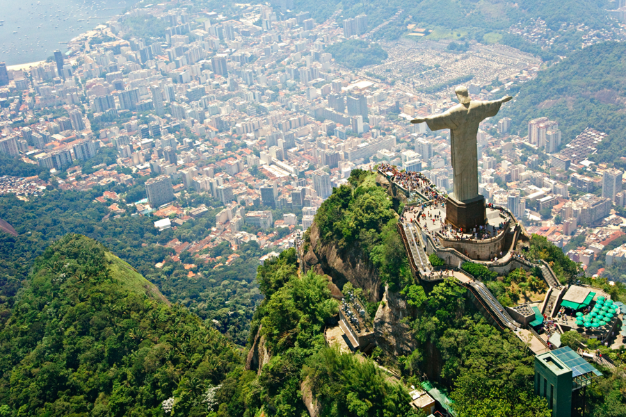 Aerial view of Rio de Janeiro, Brazil