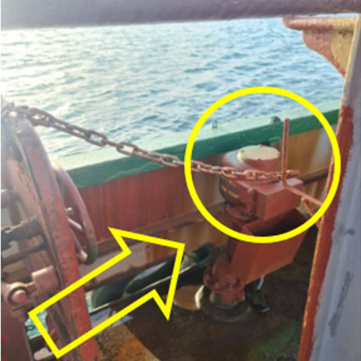 Crew member was checking water tightness of the engine room’s emergency hatch cover. Safety lock pins, to prevent the hatch cover from closing, were missing. To hold the hatch cover from closing, crew member hooked a nearby chain to a hose support. However, the arrangement failed and the hatch cover closed unexpectedly. The IP had his left hand in the mouth of the hatch, and the hatch cover landed on his fingers. The tips of his two longest fingers were very badly injured, and had to be amputated. Crew member was checking water tightness of the engine room’s emergency hatch cover. Safety lock pins, to prevent the hatch cover from closing, were missing. To hold the hatch cover from closing, crew member hooked a nearby chain to a hose support. However, the arrangement failed and the hatch cover closed unexpectedly. The IP had his left hand in the mouth of the hatch, and the hatch cover landed on his fingers. The tips of his two longest fingers were very badly injured, and had to be amputated.
