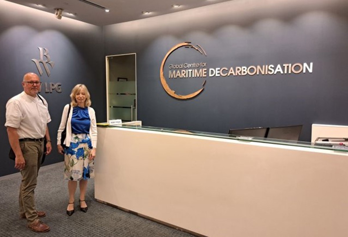 Global Center for Maritime Decarbonisation A photo of IMCA visiting the Global Center for Maritime Decarbonisation