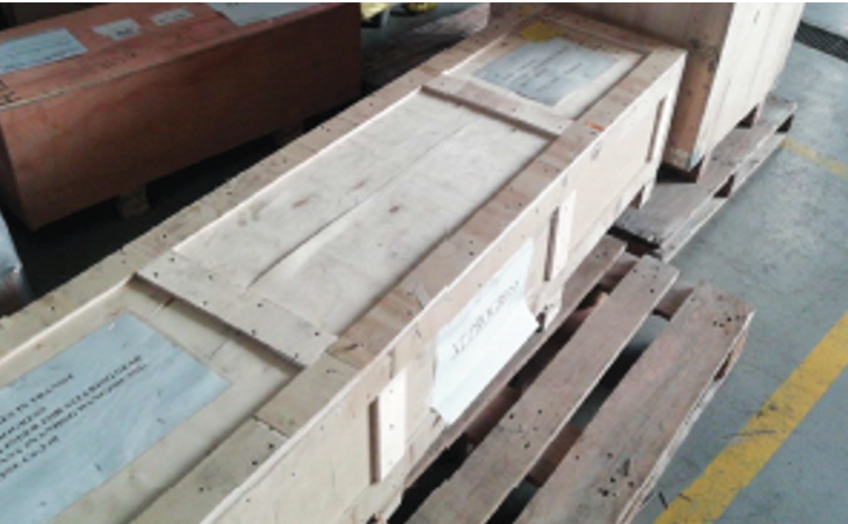 Dropped object: unsecured cargo inside box broke lose and fell