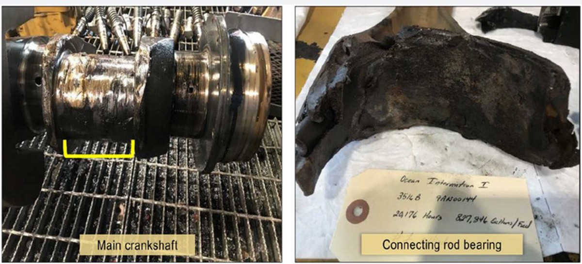 Photo of failed engines crankshaft