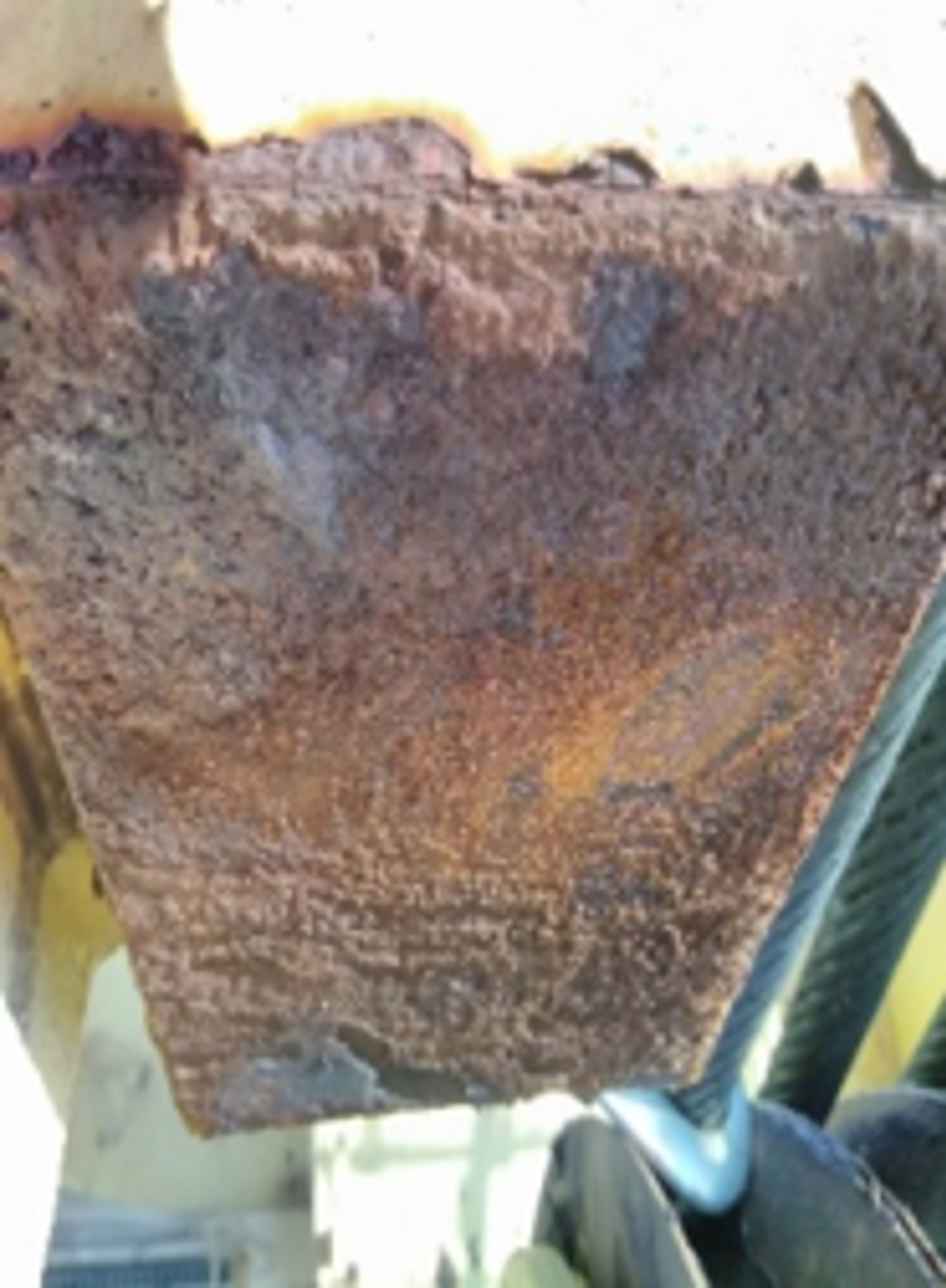 IMCA SF 05/20 Dropped object from crane 8 Rust on plate