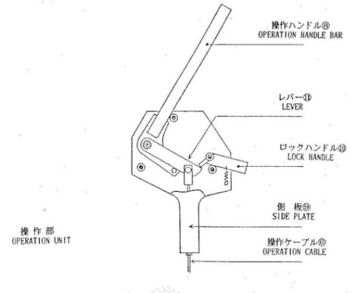 Figure 1: Basic overview of lifeboat release hook