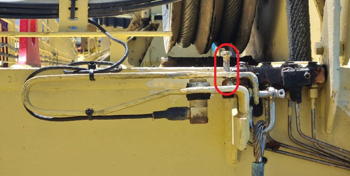 High hook alarm flat bar