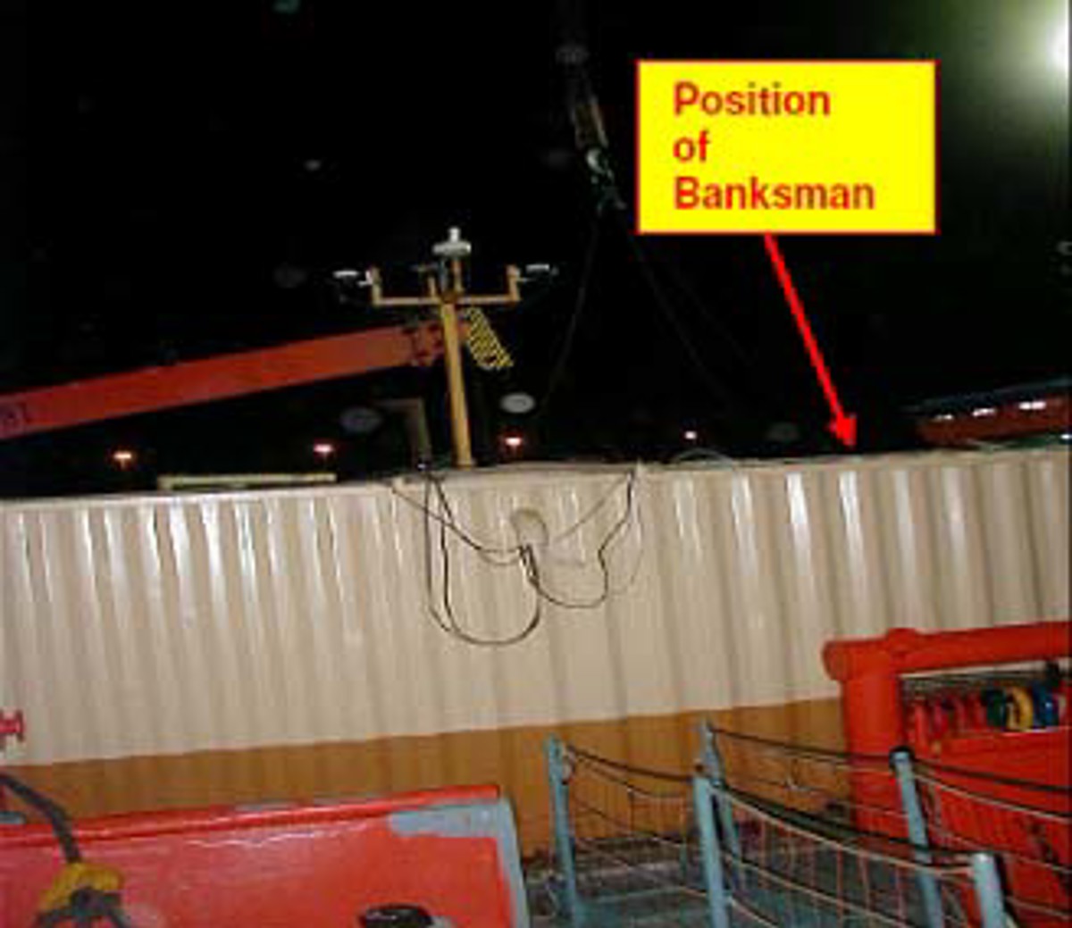 crane driver’s view
