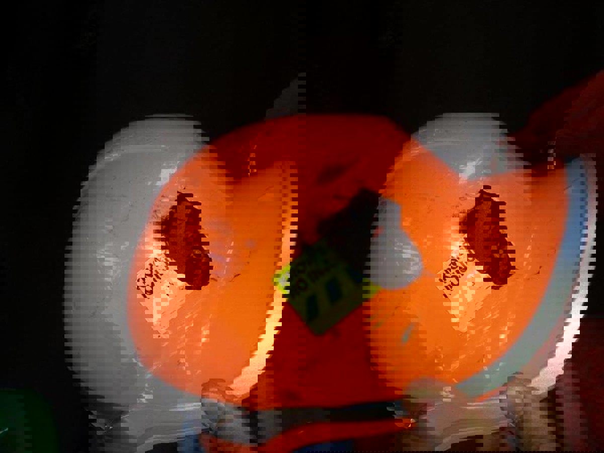 Damage to helmet