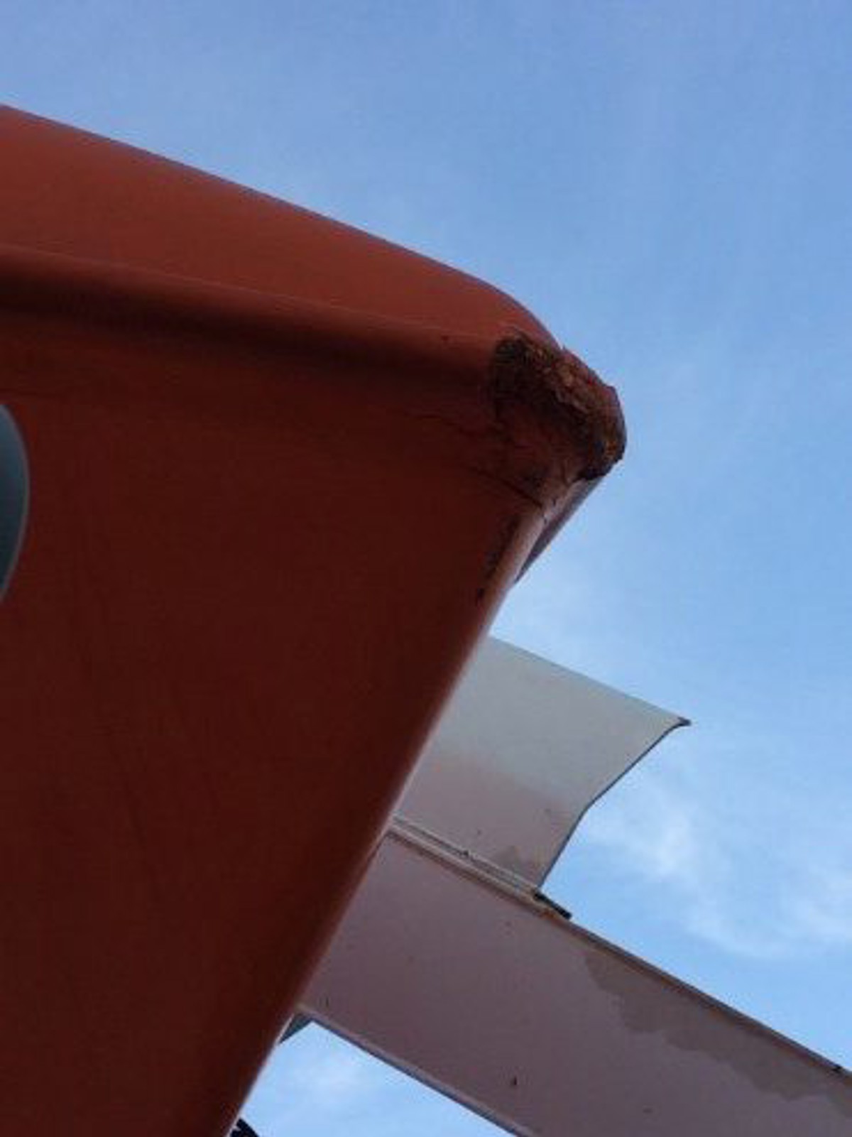 Damage to the bow