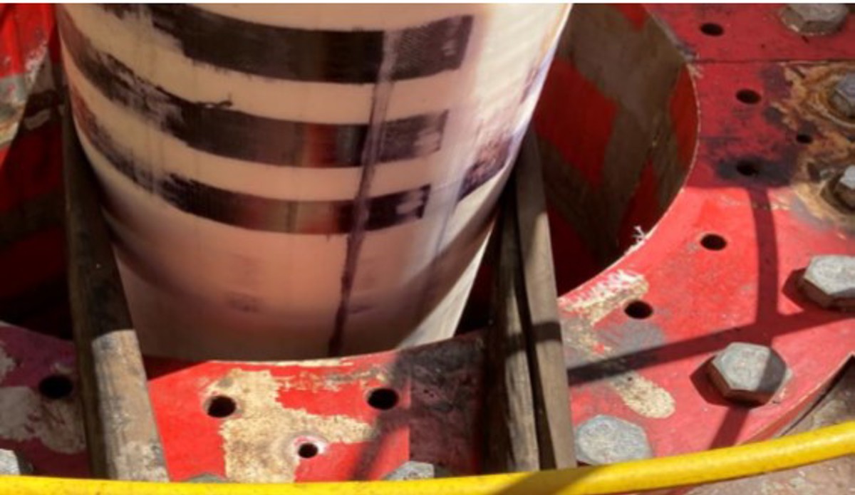 Damage to flexible riser