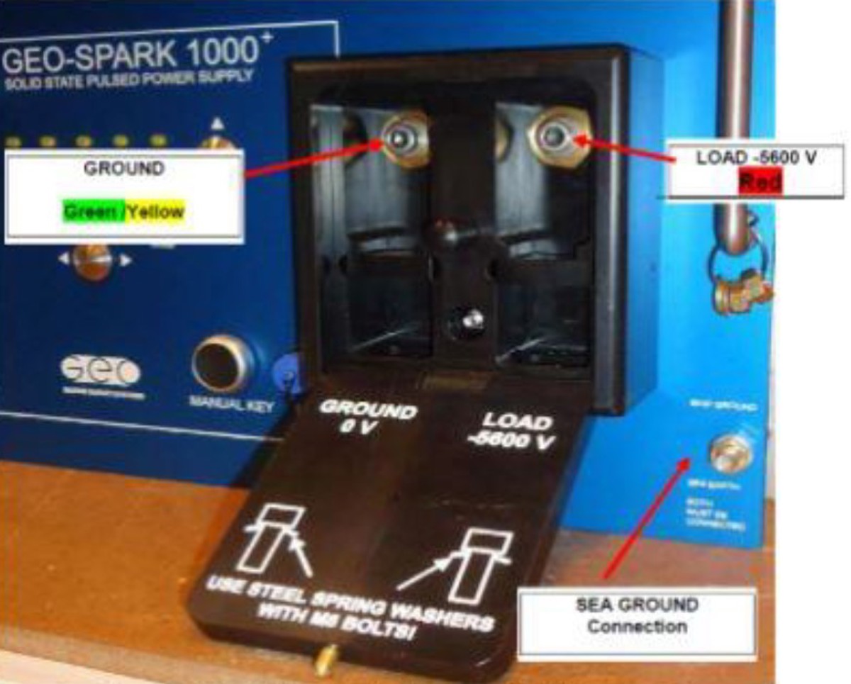 IMCA SF Fault in high voltage equipment image 1 During initial tests of equipment, a spark was observed on the -5600 V High voltage terminals.