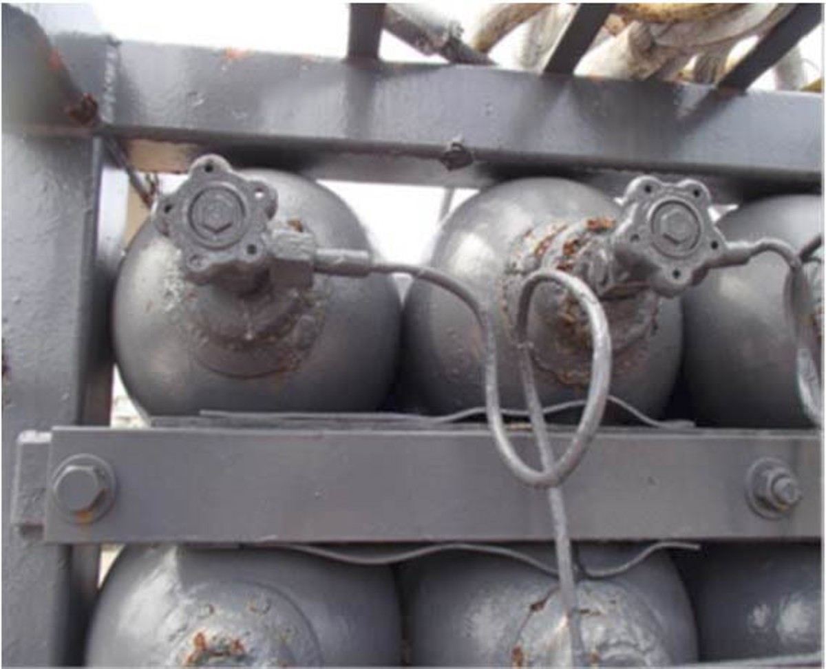 IMCA SF: Substandard nitrogen quads delivered to shipyard Imcasf08 13 Image1 Corrosion and poor condition of gas quads as delivered
