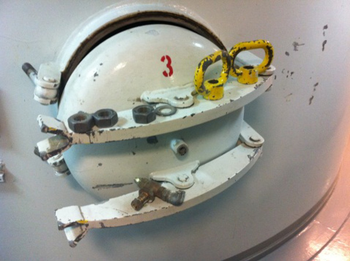 IMCA SF Near-miss: Cement tank hatch failure 2 Nuts replacing dogs