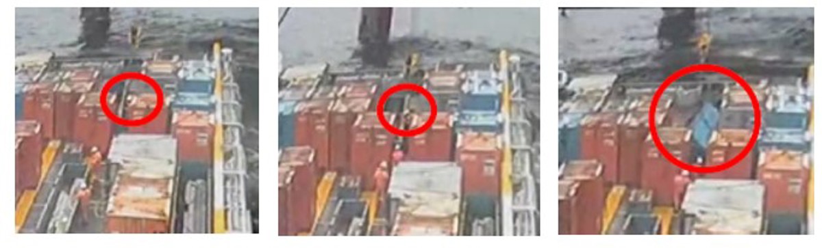 During routine cargo operation on the main deck, crew were unlashing the load (an empty pipe container) when the crane operator lifted the load without warning