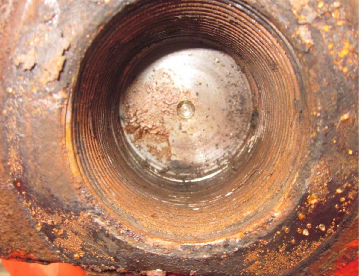 IMCA SF: High potential near-miss: Dropped ROV/TMS leading to equipment damage 13 Image3 1024X787 Stripping out of threads