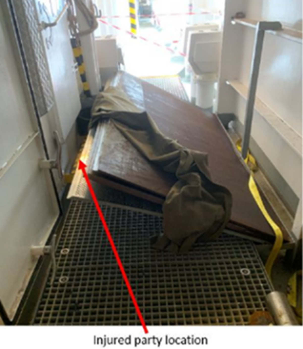 location of injured person