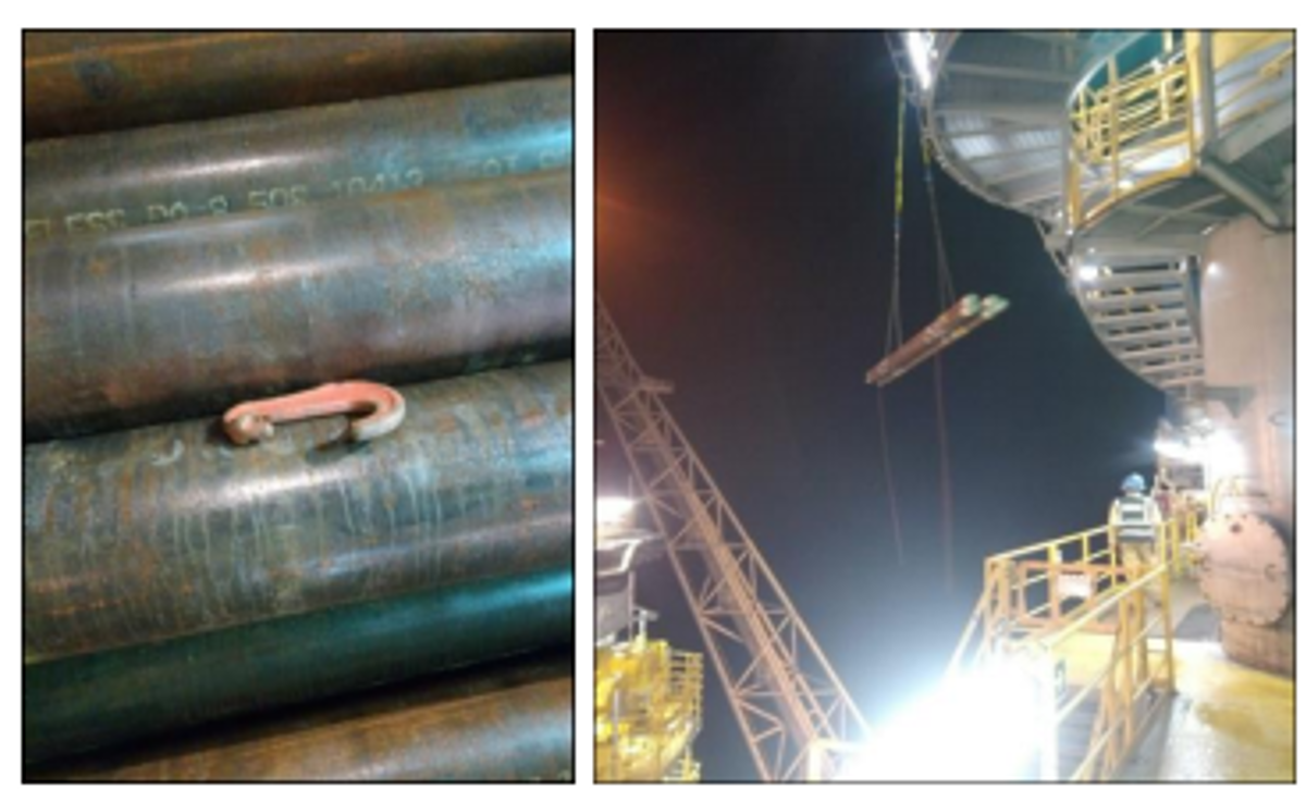 The Marine Safety Forum published Safety Alert 20-11 relating to a potential dropped object in a load; the near miss incident occurred during offloading of casing from a supply vessel