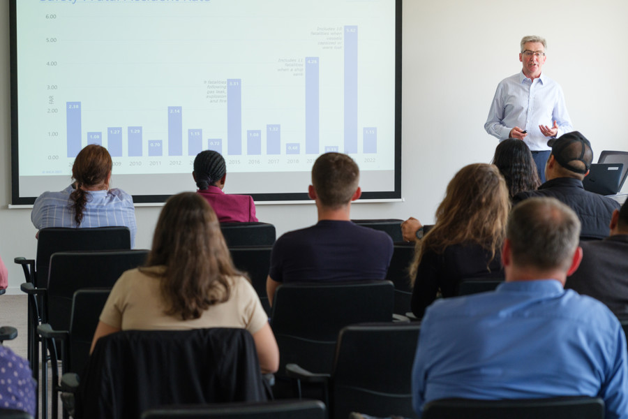 Photo of Iain Gringer at IMCA Europe & Africa Regional meeting: Rotterdam 2023