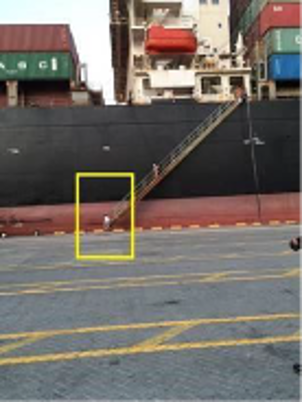 Eressing Pilots leaving the vessel in port in an unsafe manner
