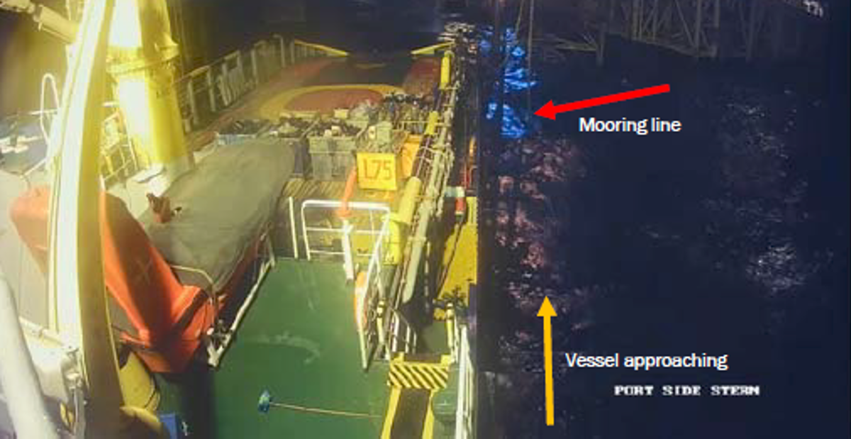 IMCA SF Rope on propeller causing partial loss of propulsion Port side stern