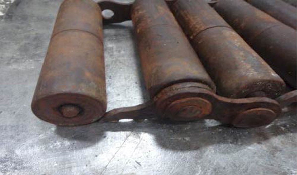 sheared 8" link plate