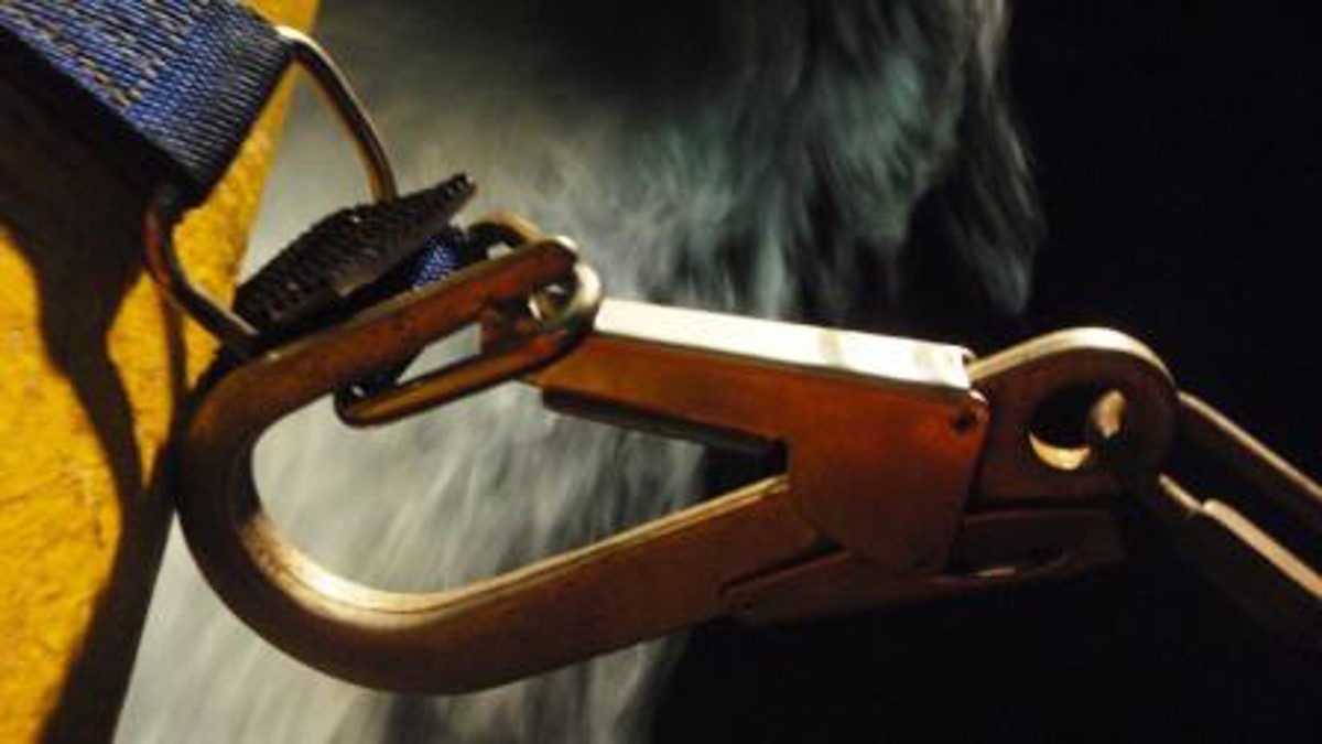 IMCA SF Near-miss: improper use of fall-arrest equipment leads to fall 3 shark hook’ and strop configuration