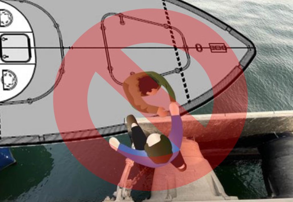How not to do it: demonstration of unsafe embarkation