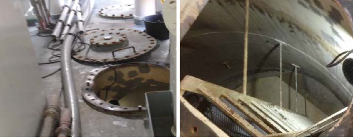 IMCA SF Medical treatment: Person fell down unprotected hatch open man hole cover