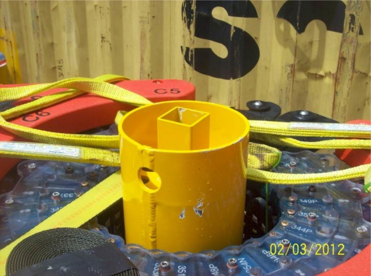 Building Point Attachment Lifting post failure on survey equipment