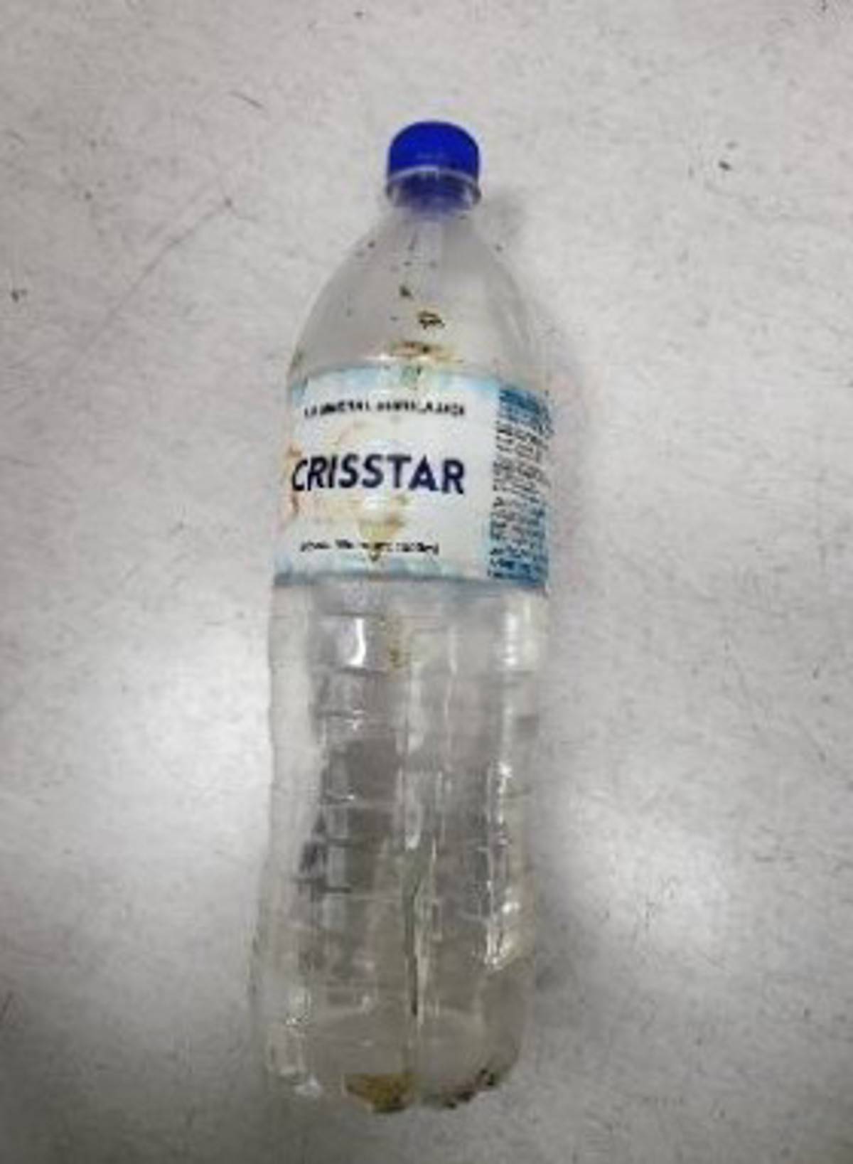 IMCA SF Accidental swallowing of paint thinners Used mineral water bottle