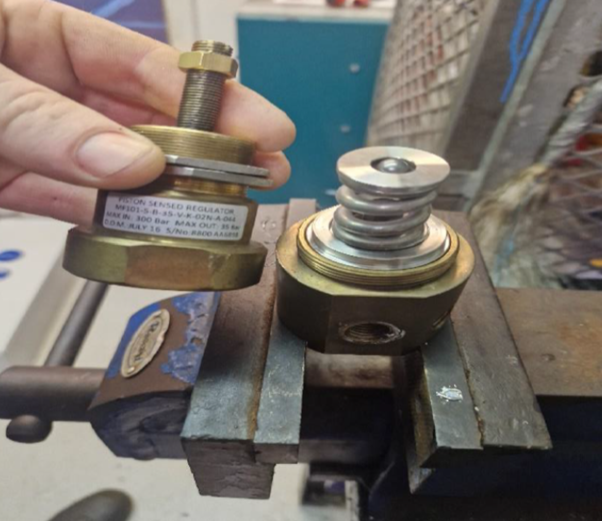 Regulator Body Removed