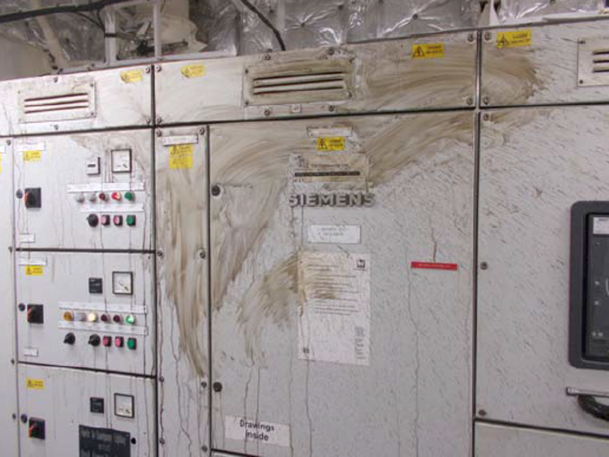 Emergency generator switchboard room