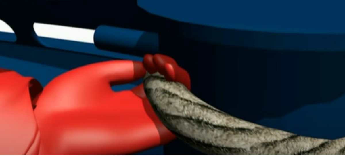 An AB got his left index finger trapped between a bitt and a mooring rope,  resulting in a broken finger and 45 days off work An AB got his left index finger trapped between a bitt and a mooring rope,  resulting in a broken finger and 45 days off work