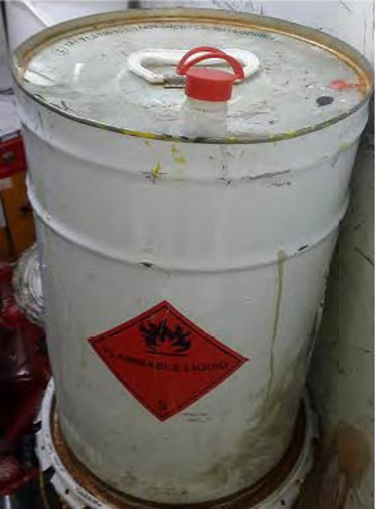 Hazardous storage container