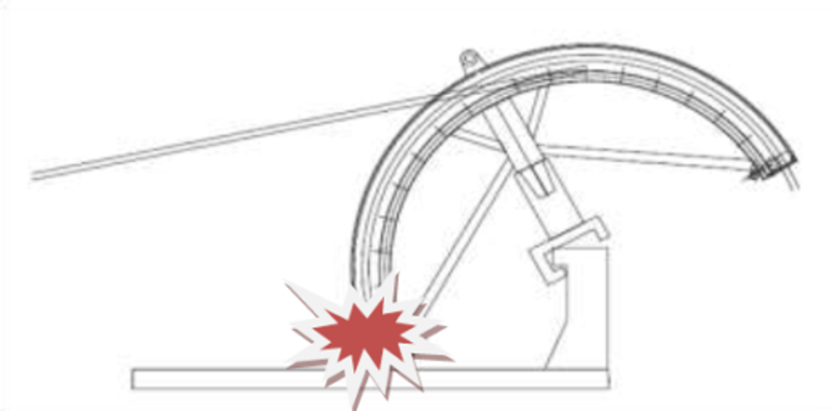 However, during this incident, the securing was removed before the deck crane was secured.