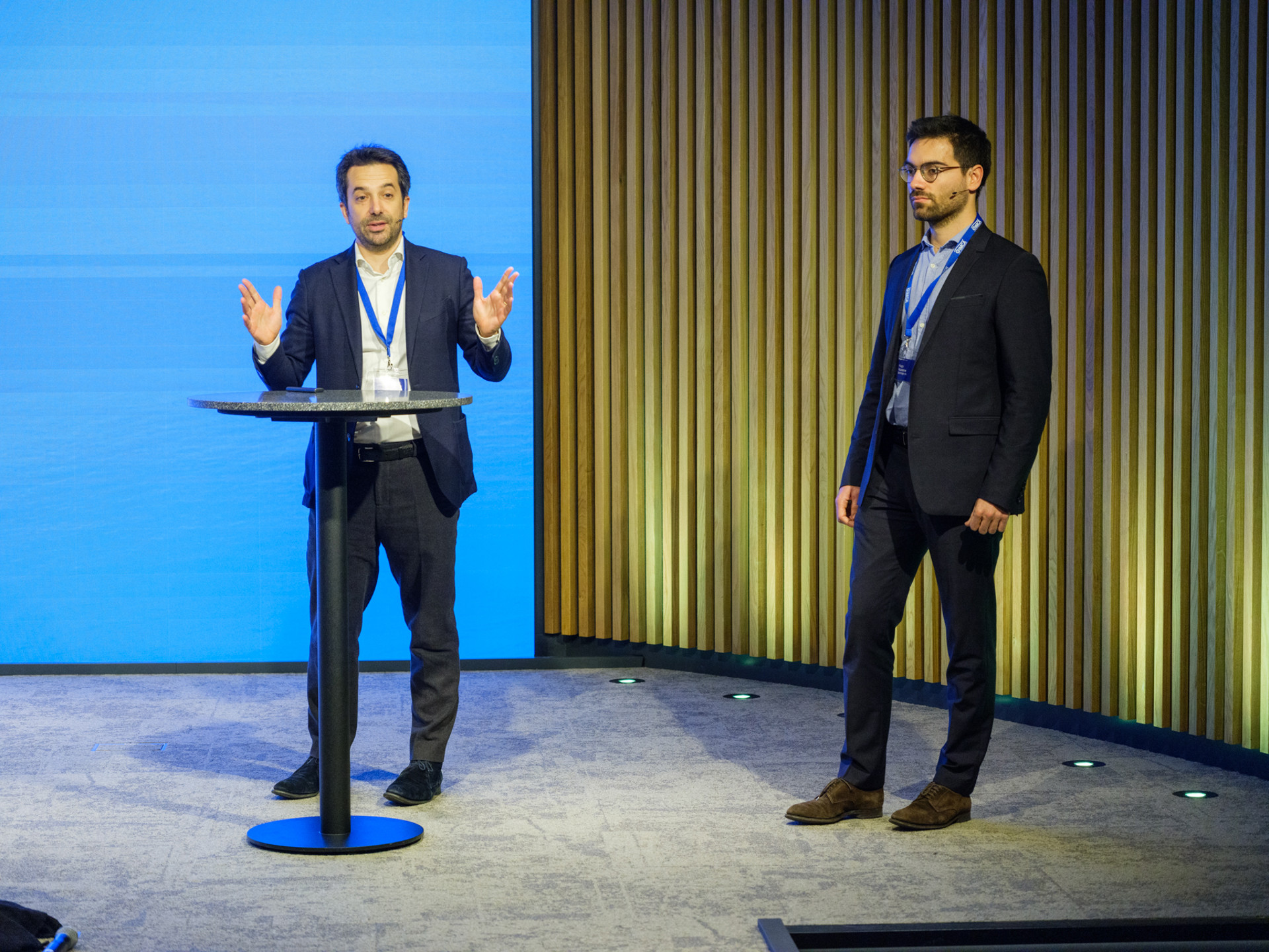 Photo of Jean Cristofari & Hugo Madeline (Spinergie) at ProjectGHG Forum