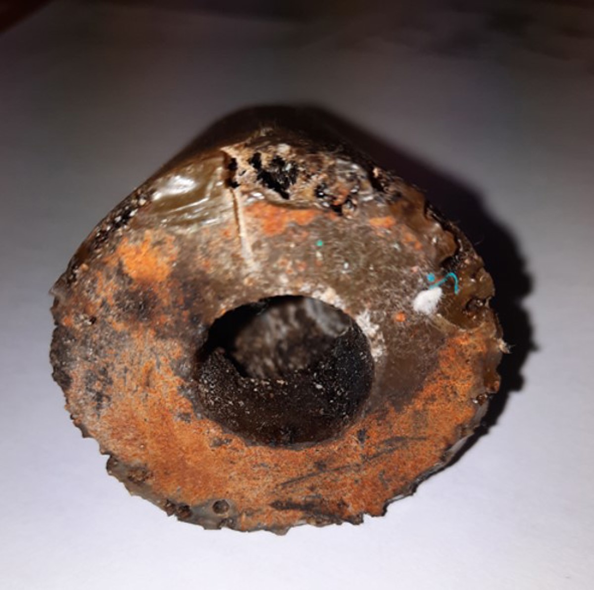 A termination failed during launch of an ROV for a test dive, and the ROV/TMS assembly fell to the seabed