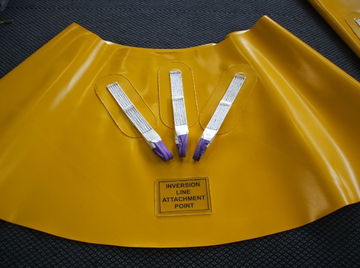 Sample inversion line attachment points and label
