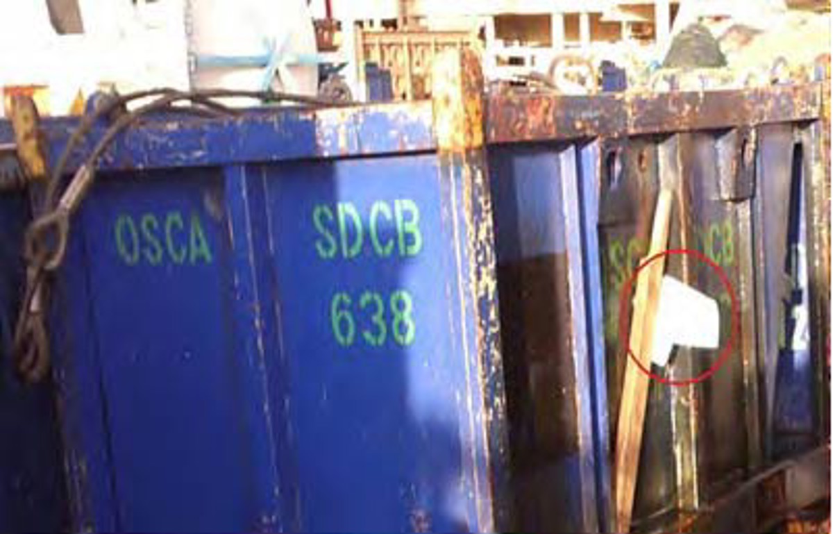 Punctured area of the DCB