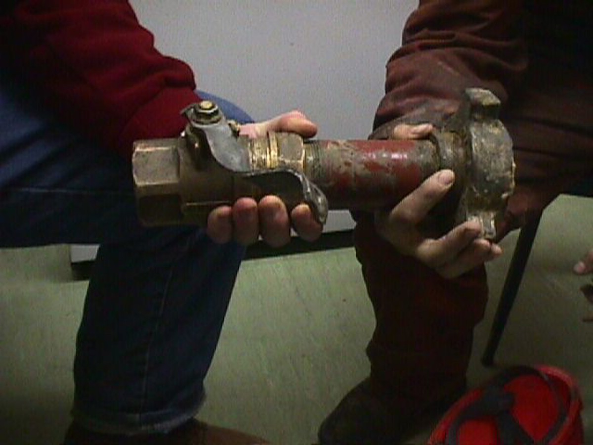 Damaged equipment