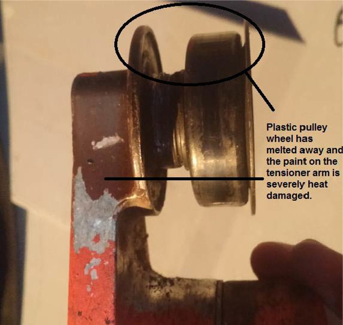 IMCA SF: Second-hand equipment causes engine breakdown Imcasf07 15 Image1 drive belt tensioner