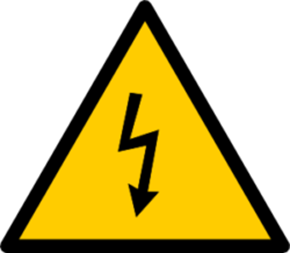 Electricity warning sign