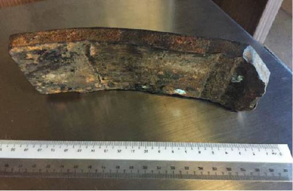 dropped steel plate