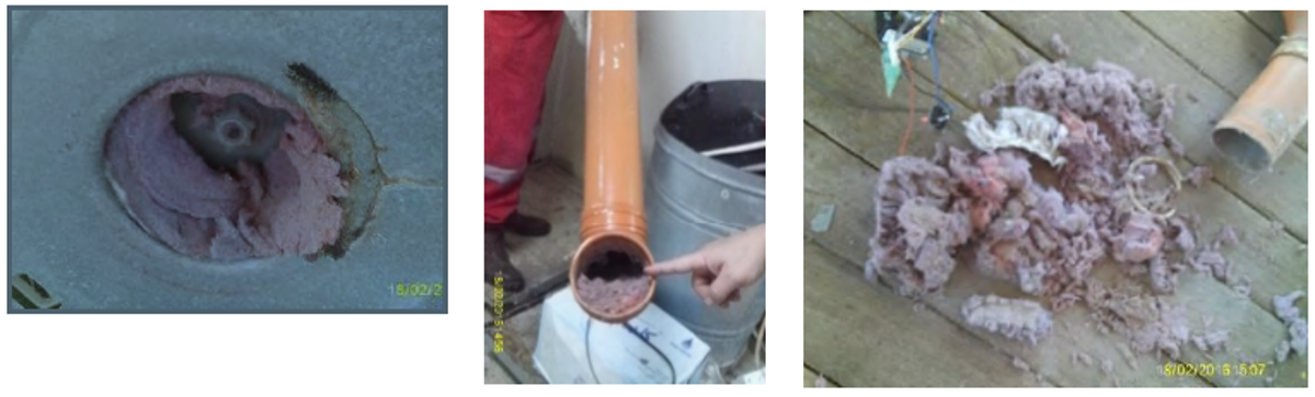 IMCA SF Near-miss: Laundry fire hazards 1 Lint discovered in dryer exhust fan