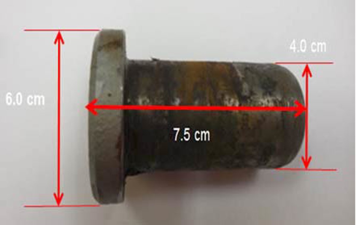 Object which fell from the tower