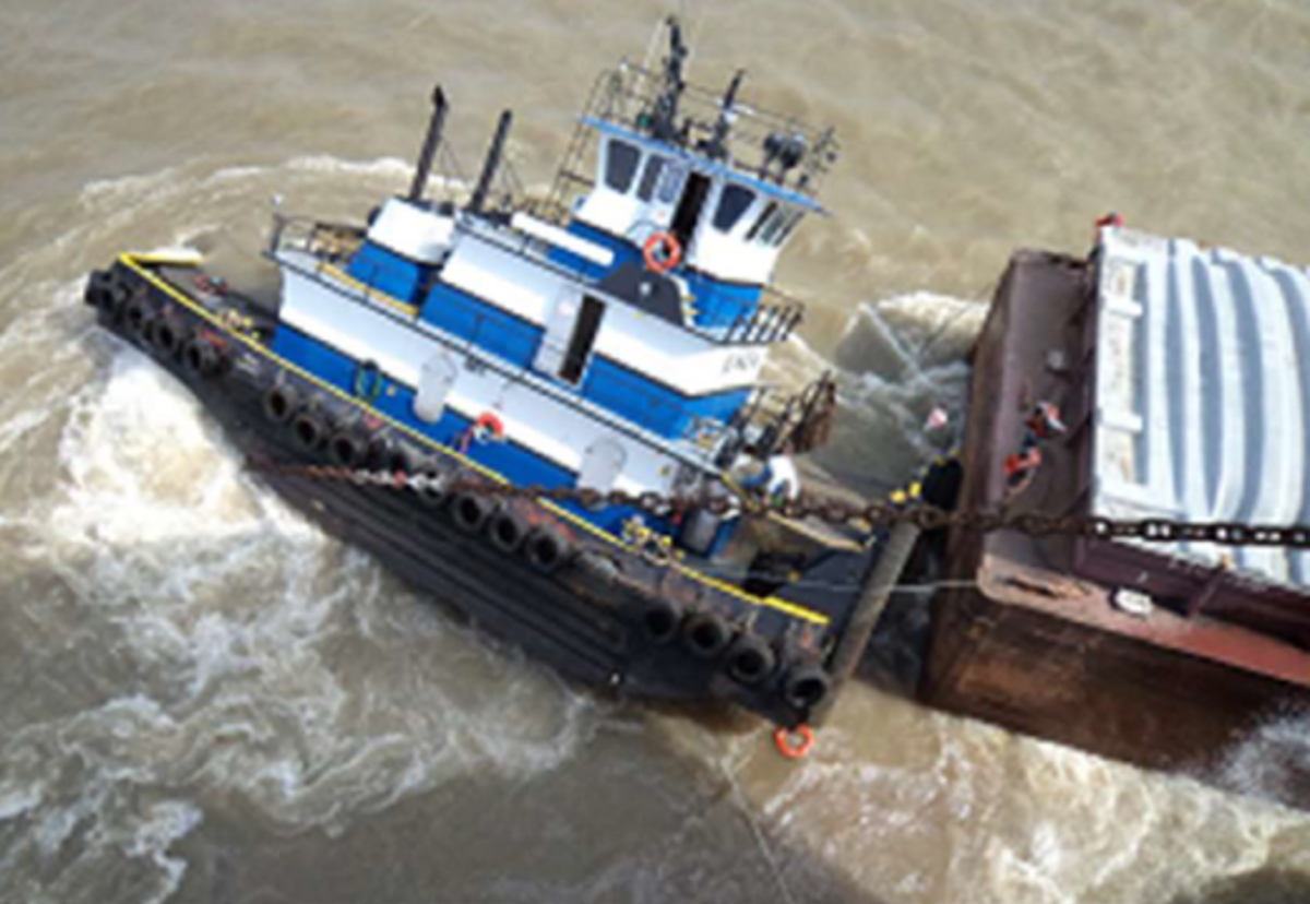 IMCA SF 15/19: Have a regime when the current’s abeam – ensure adequate manoeuvring space! 55 520X359 In all three cases ‘towing vessels became pinned against another object in an aspect that exposed the vessel broadside to very strong currents.’