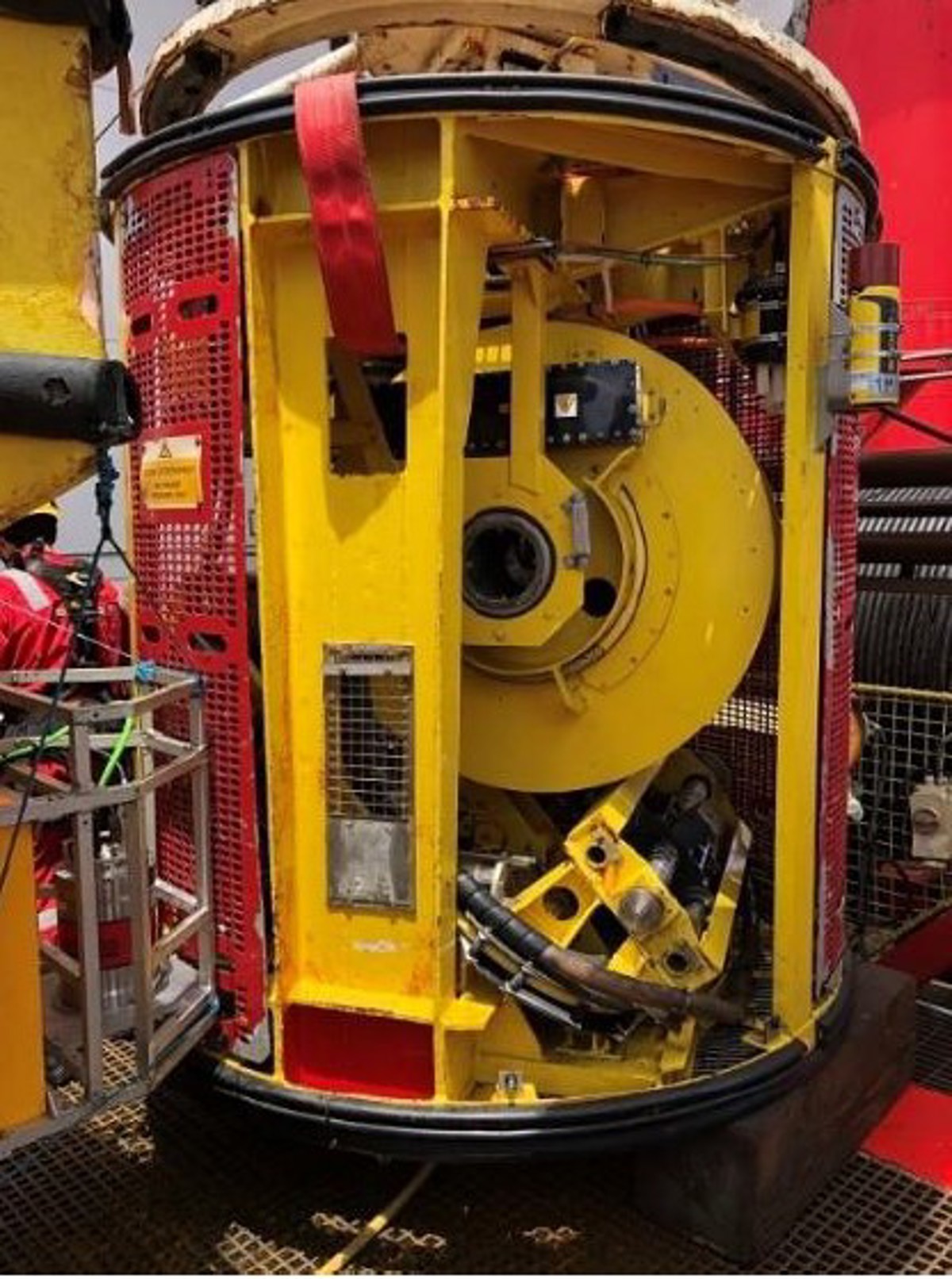 Showing a TMS door missing